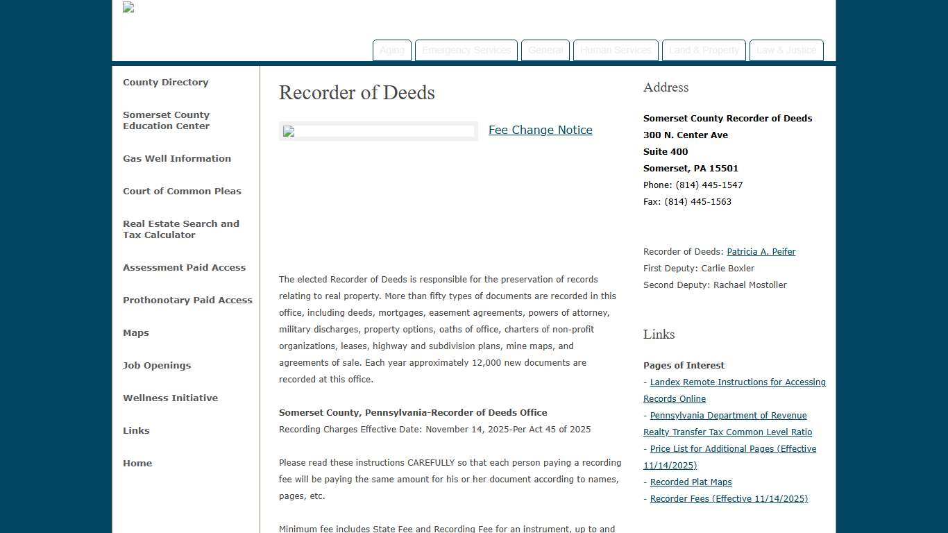 Somerset County Government - Somerset, PA